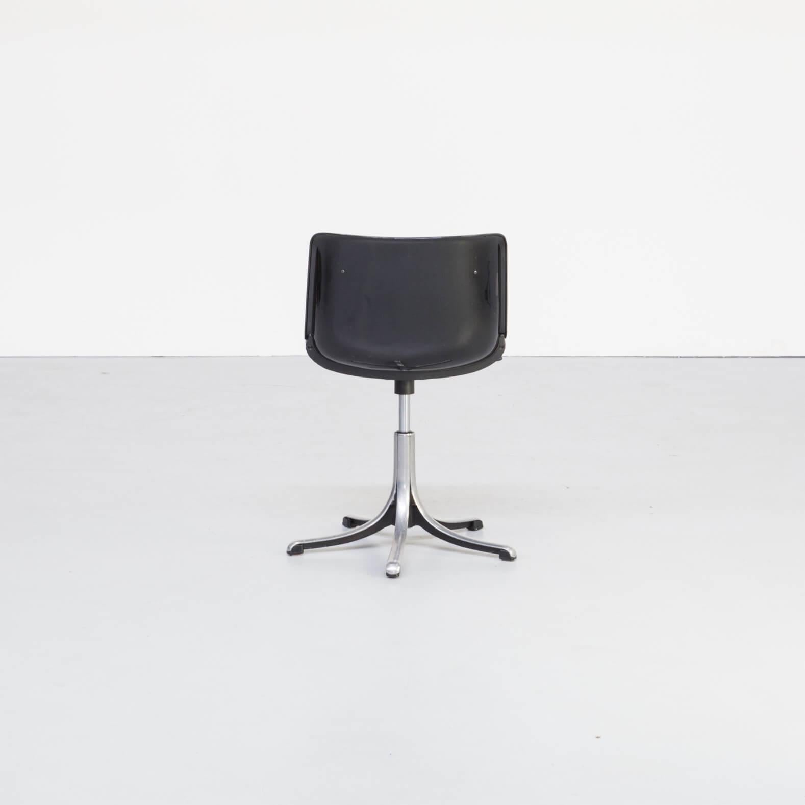 Aluminum 1970s Osvaldo Borsani ‘Modus’ Desk Chair for Tecno For Sale