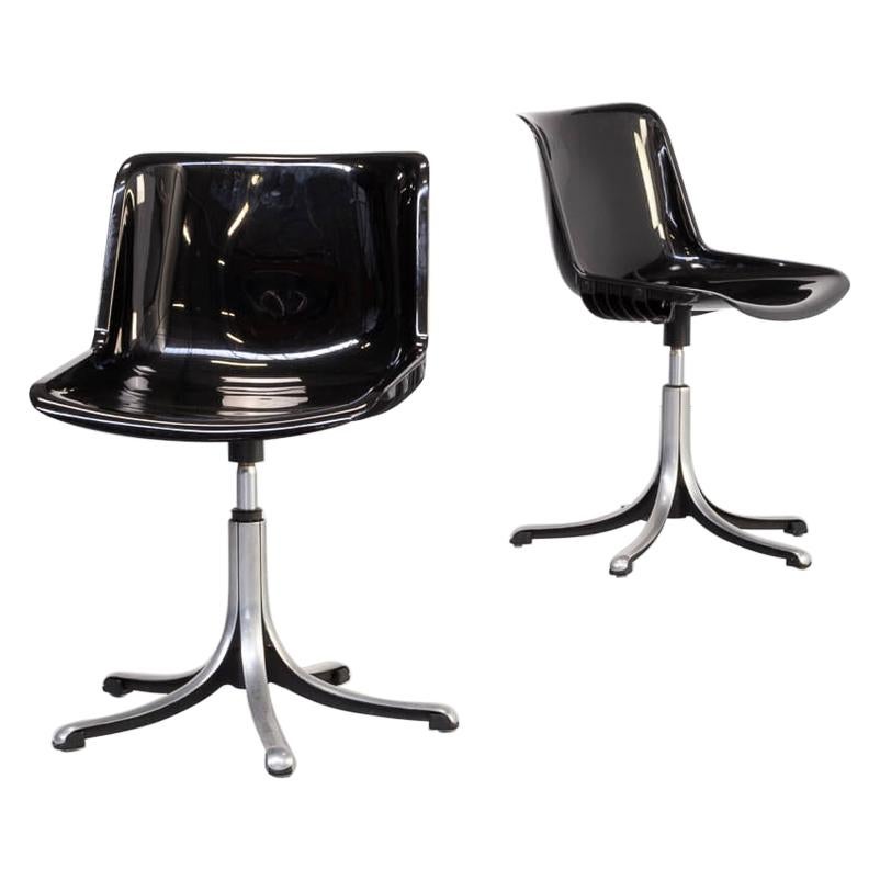 70s Osvaldo Borsani ‘modus’ Desk Chair for Tecno For Sale