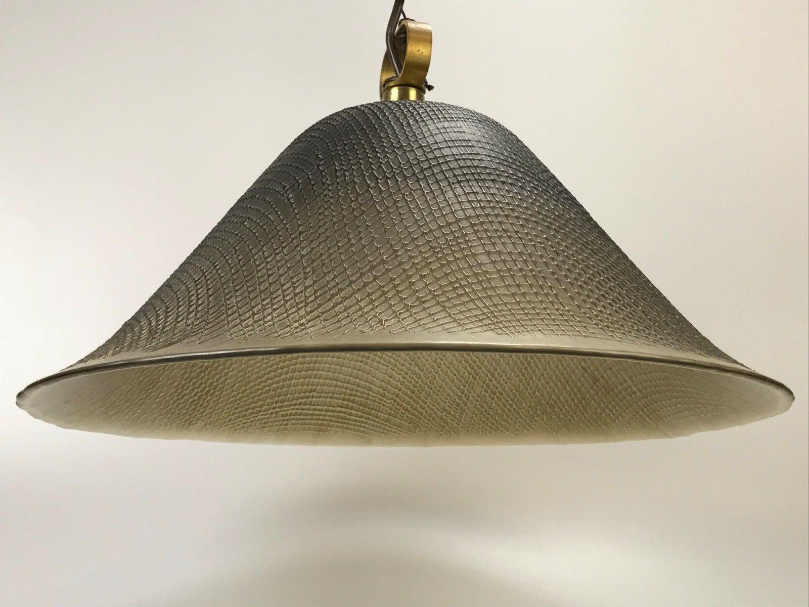 Metal 70s Peill & Putzler Hanging Lamp Ceiling Lamp Glass Design Lamp