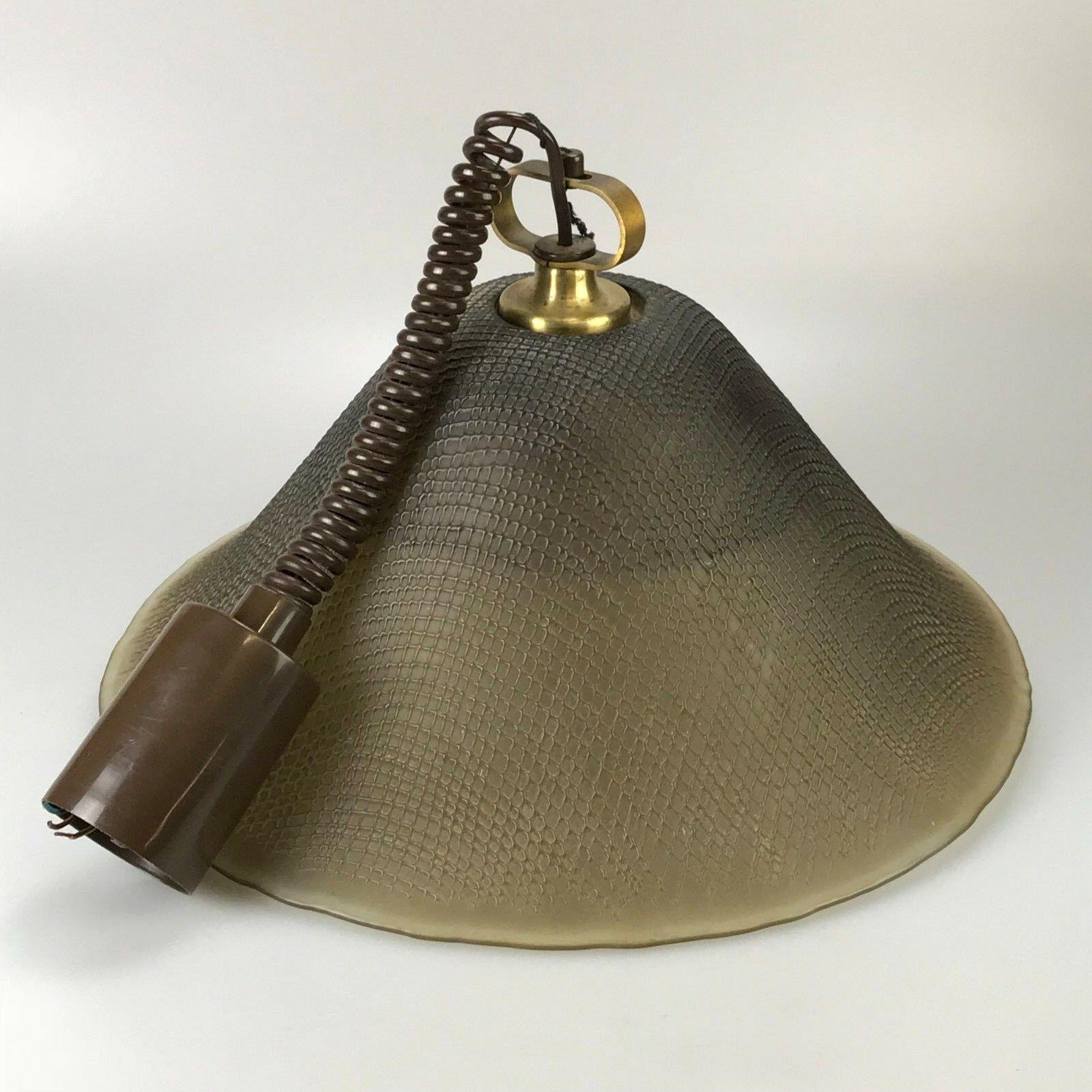 70s Peill & Putzler Hanging Lamp Ceiling Lamp Glass Design Lamp 1