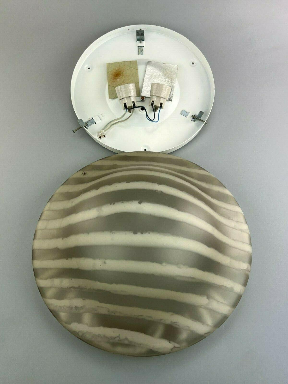 70s Peill & Putzler Plafoniere Ceiling Lamp Glass Space Design Lamp For Sale 4