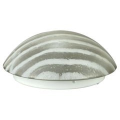 70er Jahre Peill & Putzler Plafoniere Deckenleuchte Glas Space Design Lampe