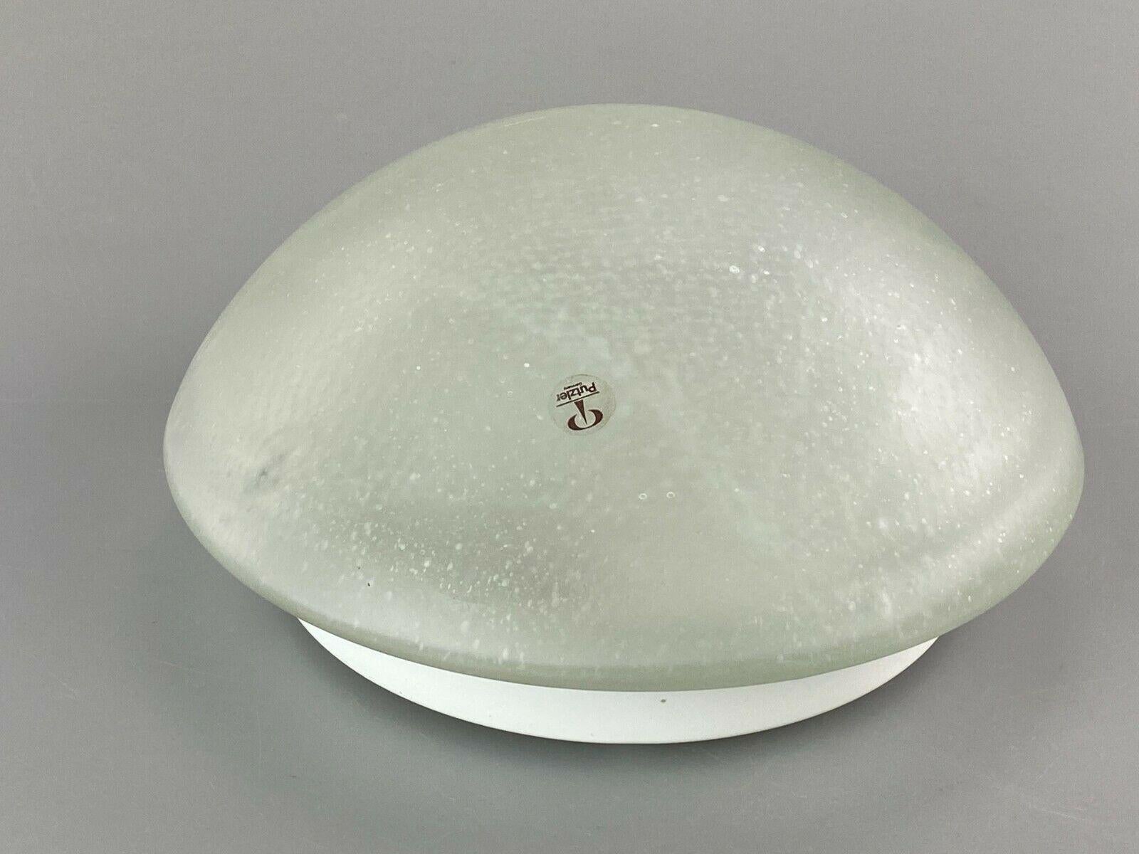 70s Peill & Putzler Plafoniere Lámpara de techo de cristal Space Design Lamp Alemán en venta
