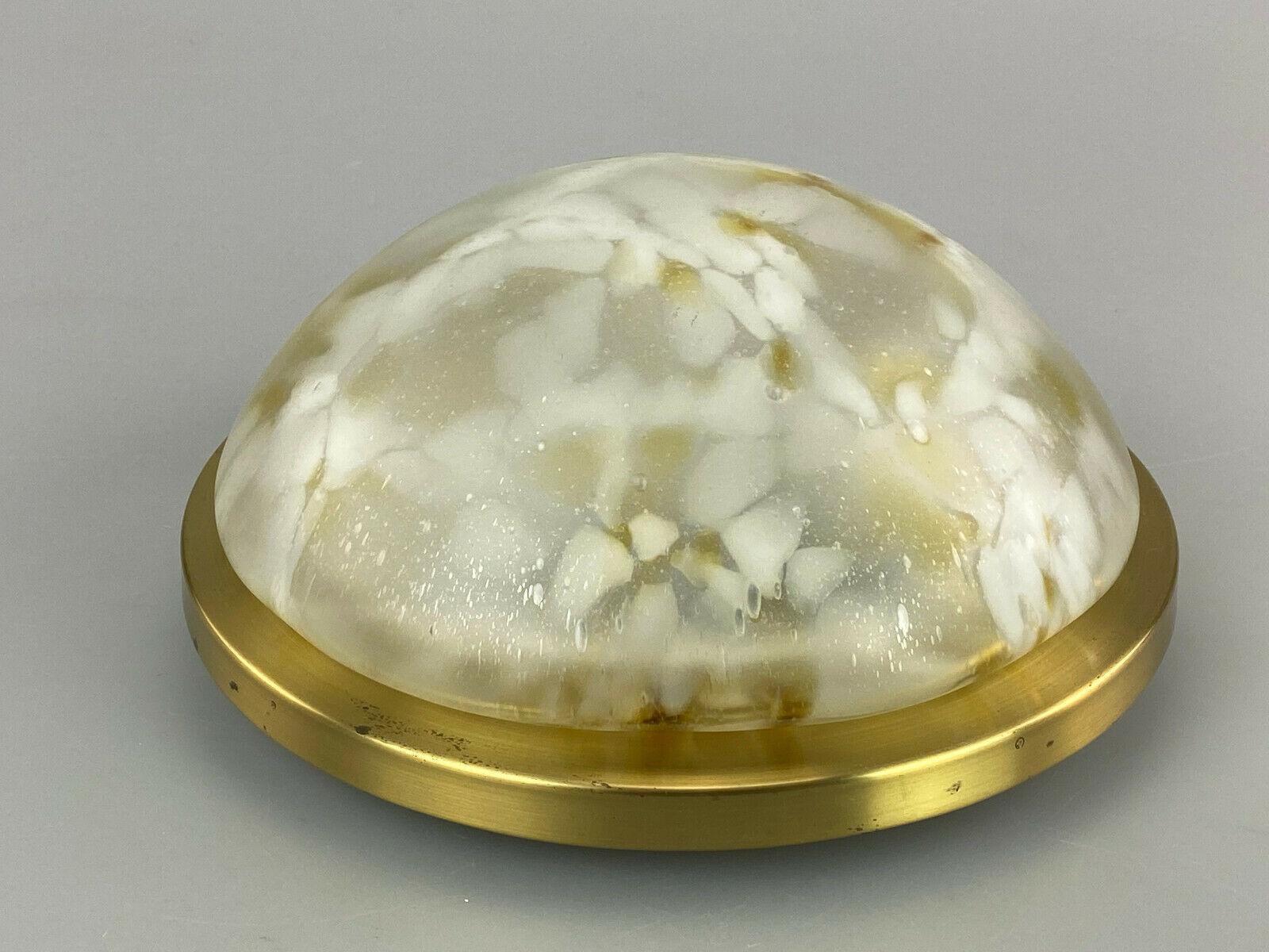 Allemand Plafonnier Plafonière en verre à motif d'espace Peill & Putzler, années 70 en vente