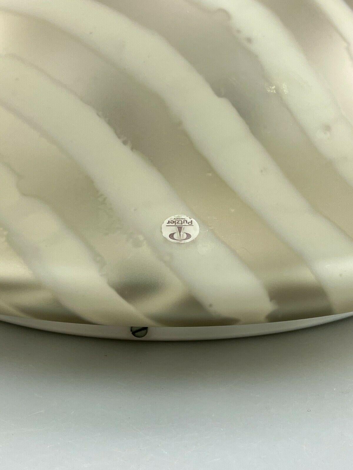 70s Peill & Putzler Plafoniere Ceiling Lamp Glass Space Design Lamp In Good Condition For Sale In Neuenkirchen, NI