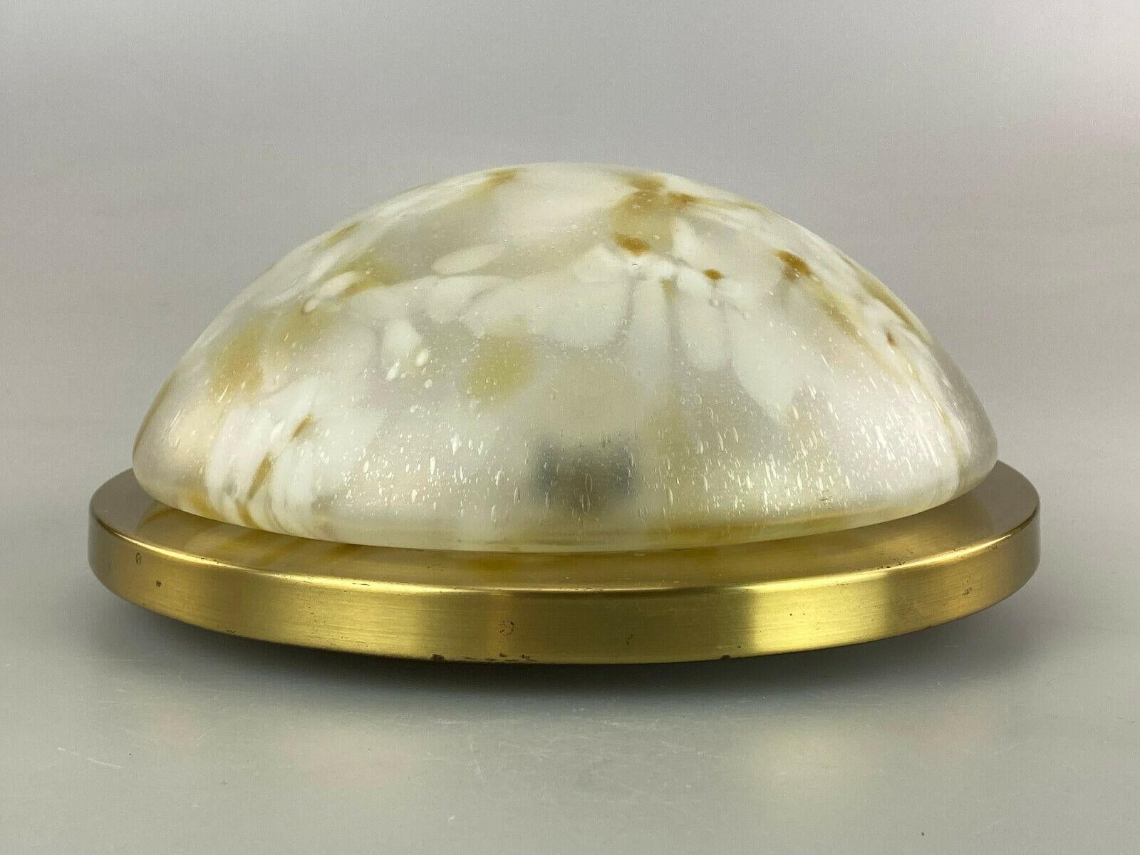 Plafonnier Plafonière en verre à motif d'espace Peill & Putzler, années 70 en vente 1