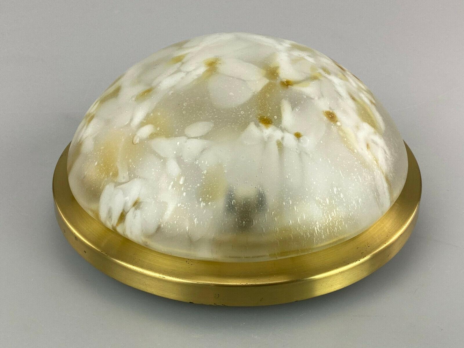 Plafonnier Plafonière en verre à motif d'espace Peill & Putzler, années 70 en vente 2