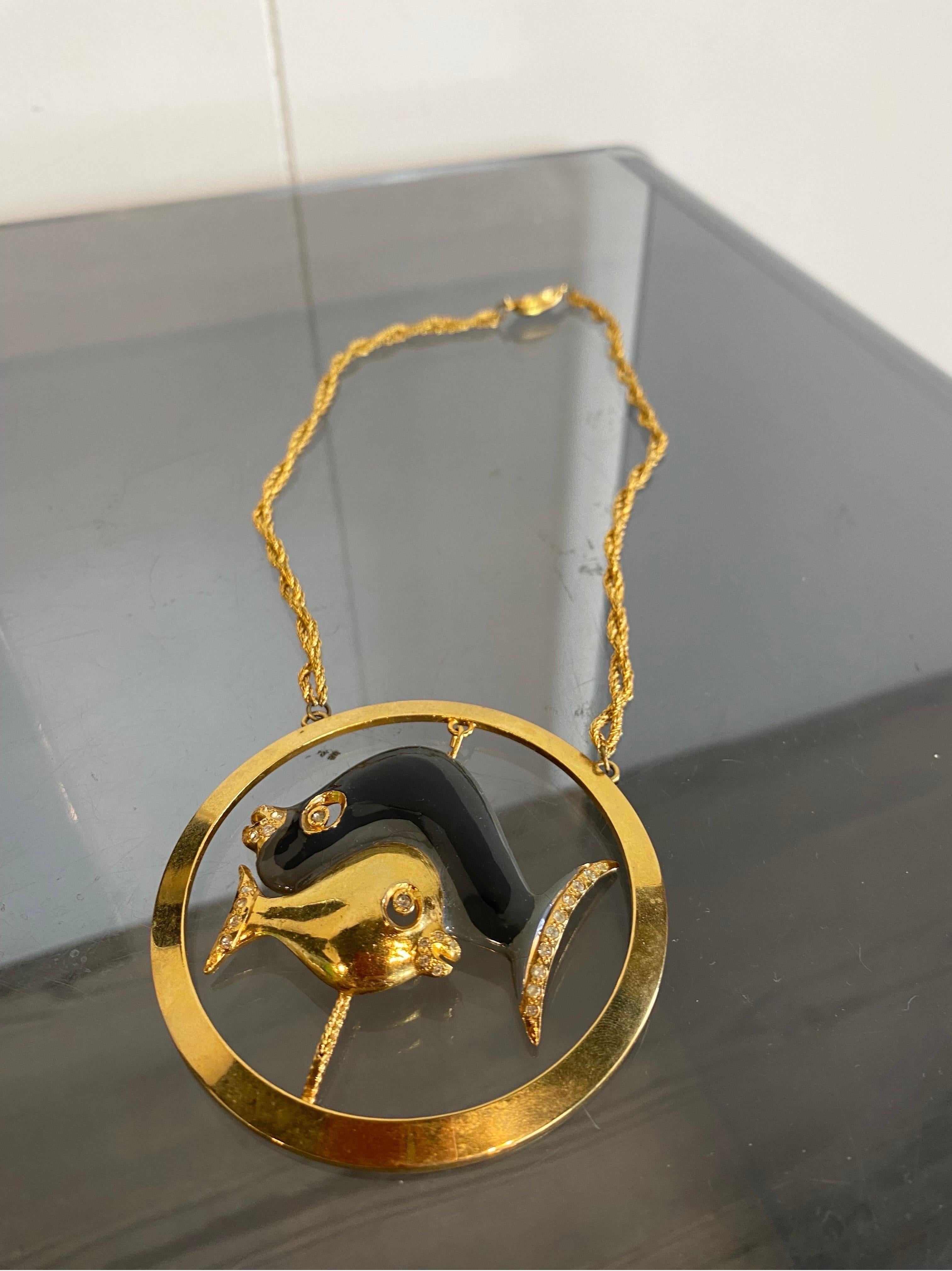 70s Pierre Cardin golden choker necklace In Excellent Condition In Carnate, IT
