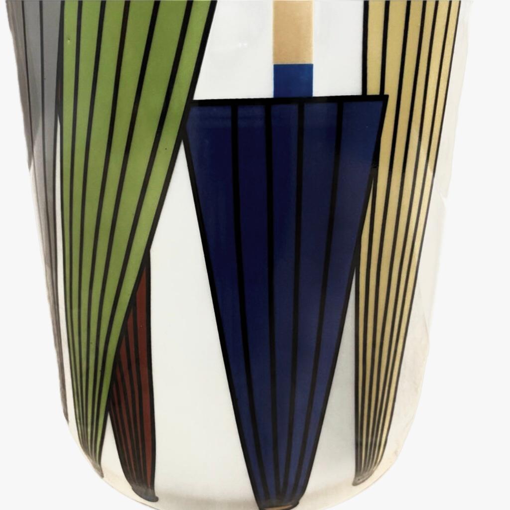 Portaombrelli in ceramica dipinto a mano Pop Art degli anni '70 In condizioni buone in vendita a St.Petersburg, FL