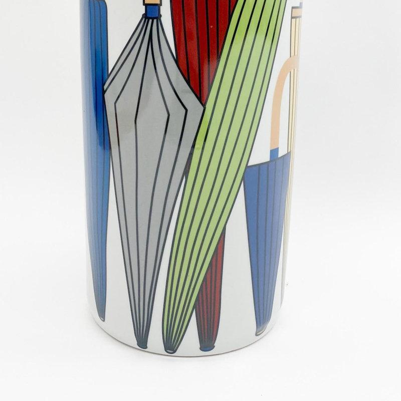 Portaombrelli in ceramica dipinto a mano Pop Art degli anni '70 in vendita 1