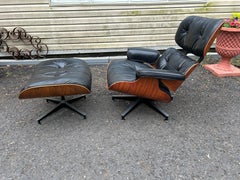 70's Rosewood Eames Lounge Chair & Ottoman For Herman Miller