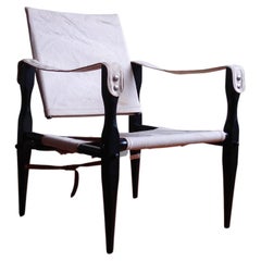 70s Safari Canvas Armchair from Wilhelm Kienzle