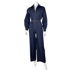 70's Saint Laurent Rive Gauche Jumpsuit