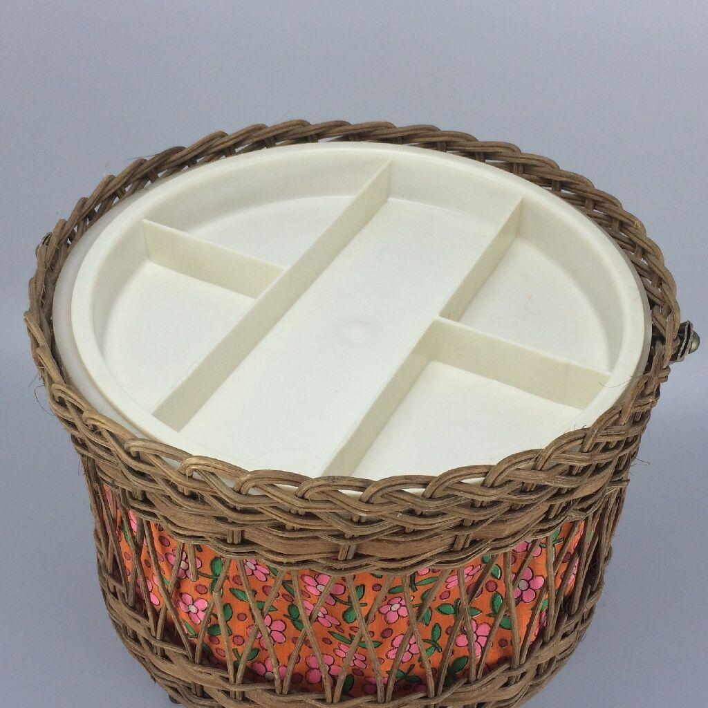 vintage sewing basket