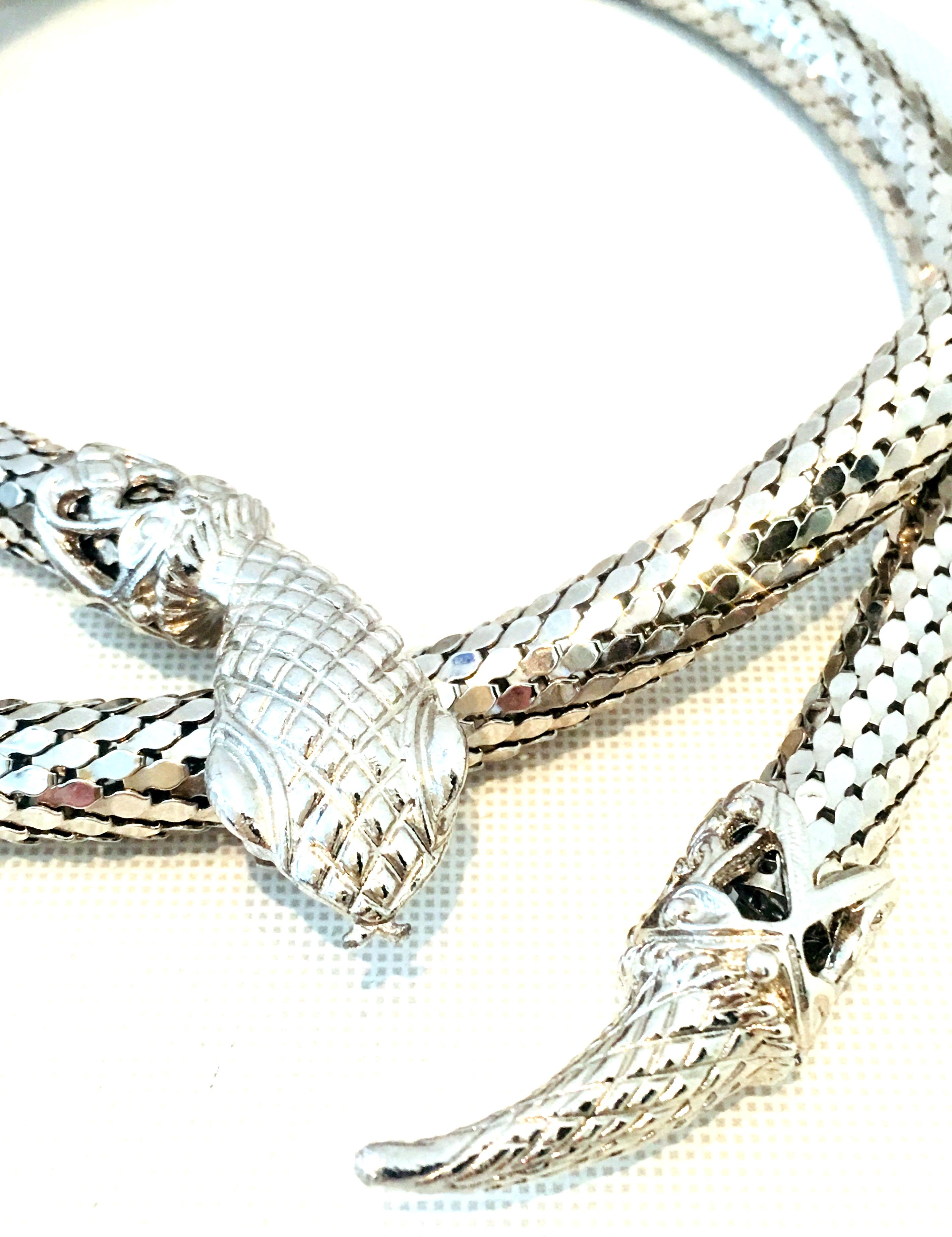 whiting davis snake necklace