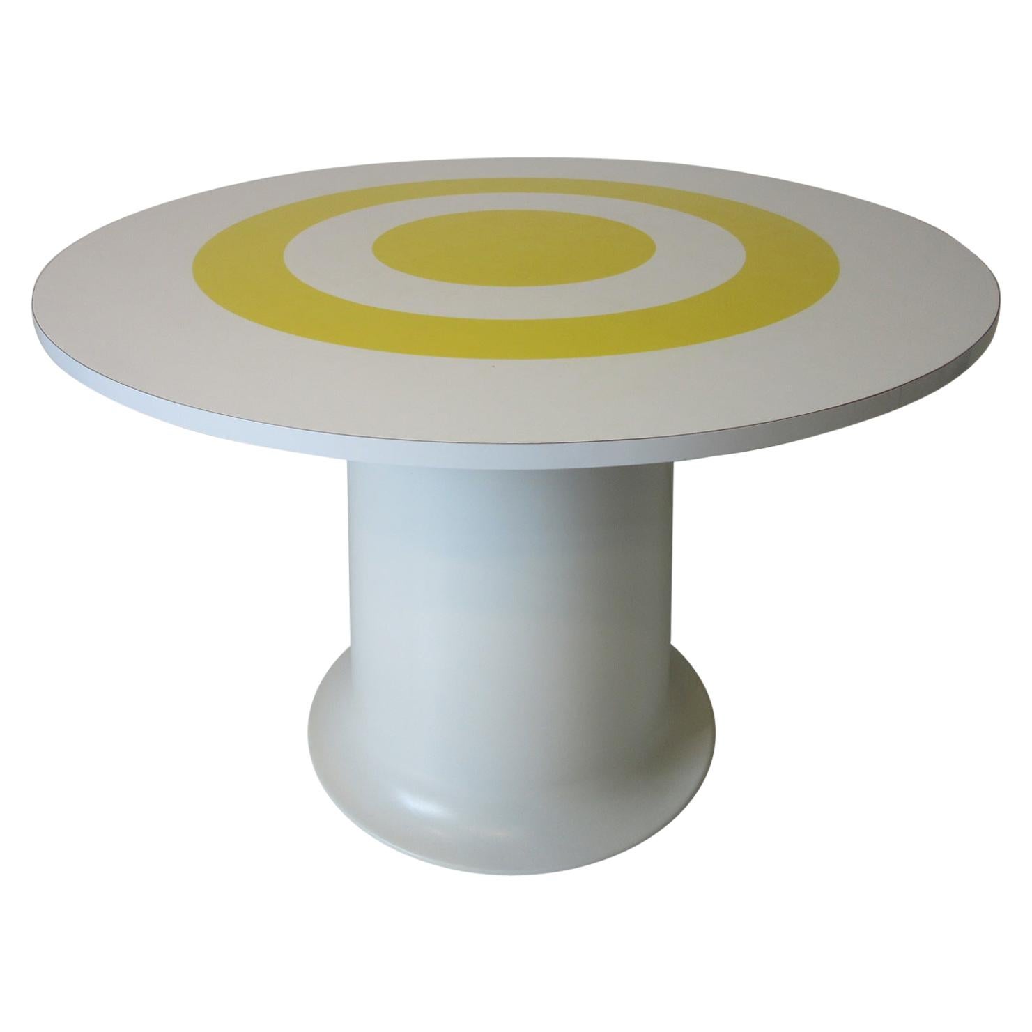 1970s Space Age Op Art Dining Table in the style of Verner Panton