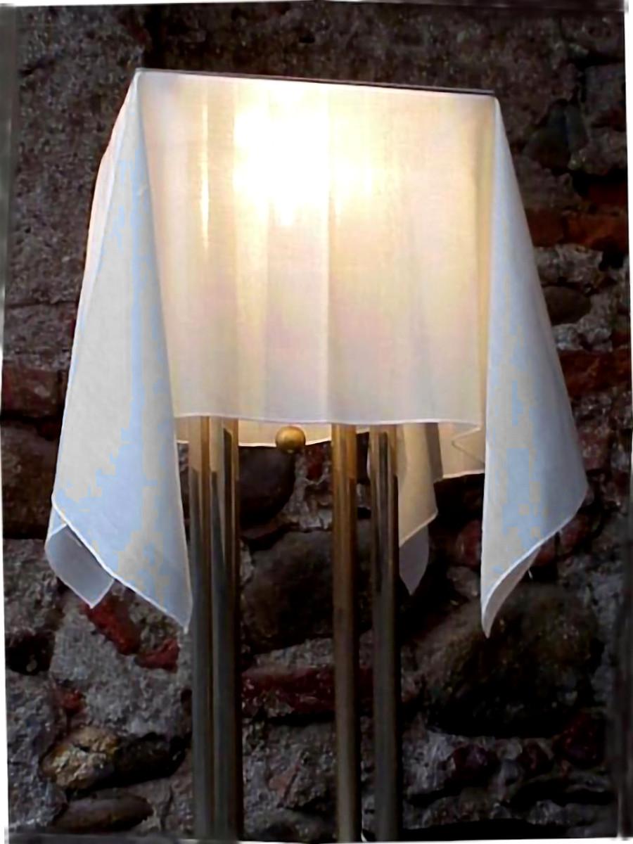 Italian 70s Space Age Sirrah Italy Table Lamp Nefer by Kazuide Takahama Design For Sale