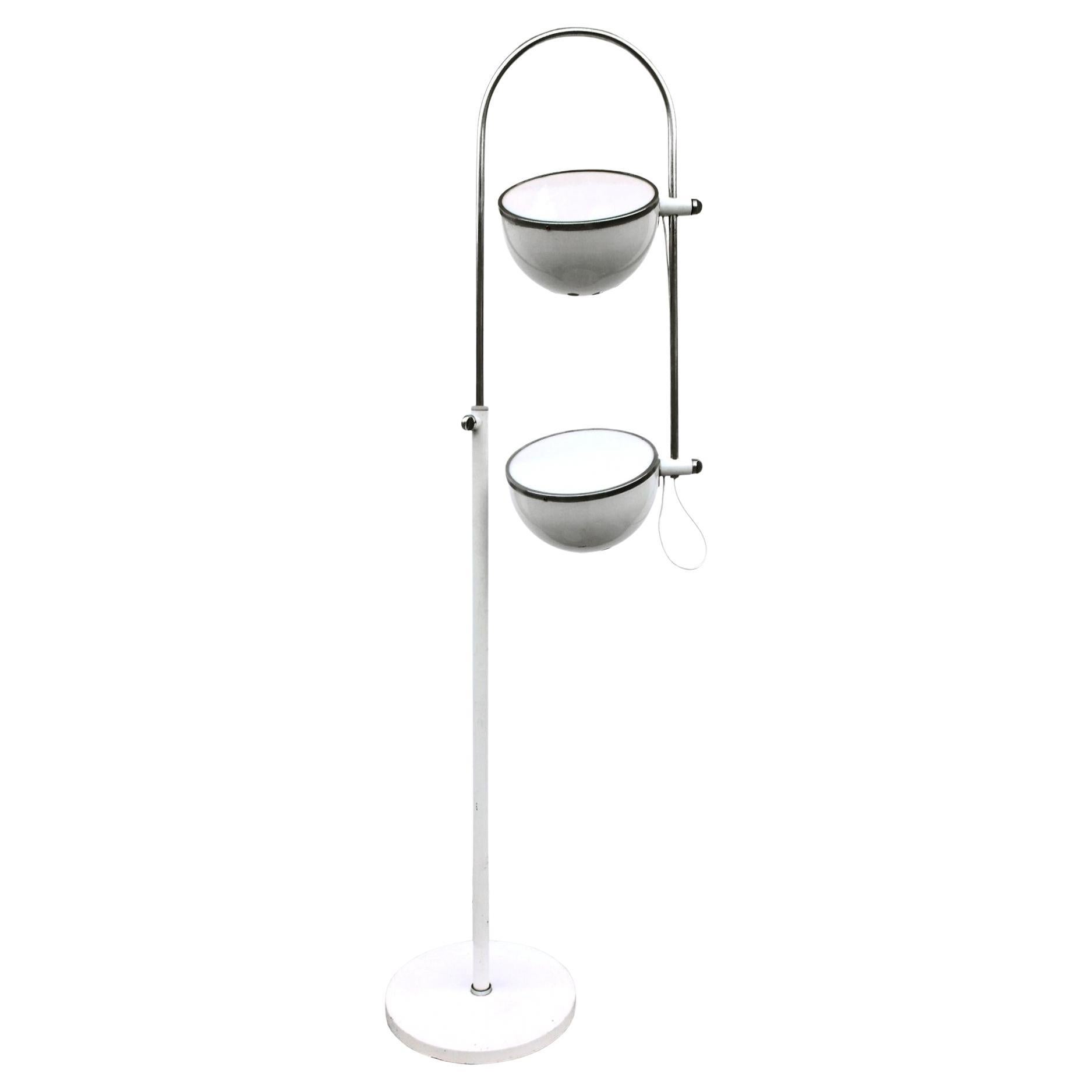 Lampada da terra grande Stilux Production Italy anni '70 Space Age Products