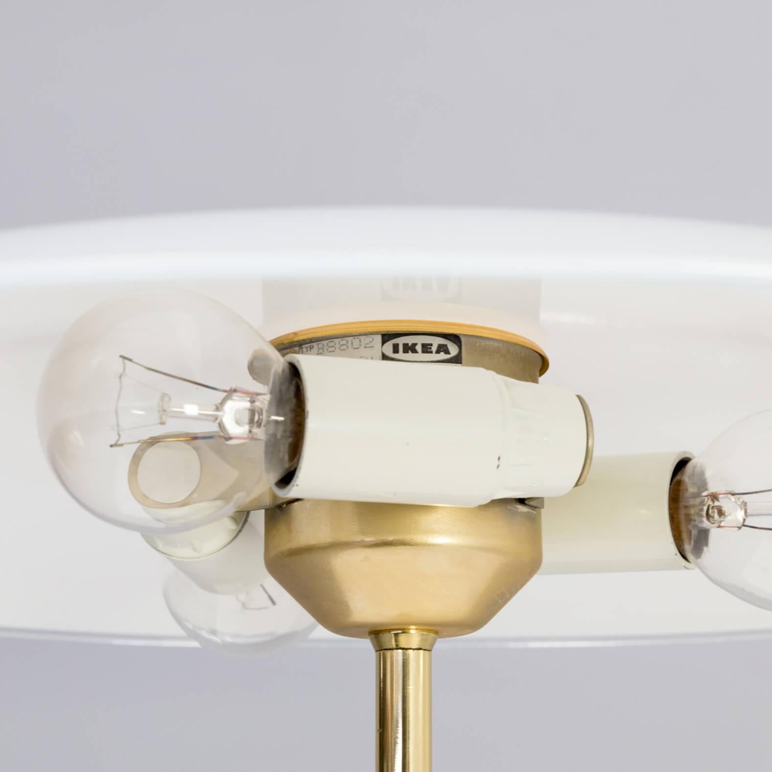 Metal 1970s Swedish Style Table Lamp for Ikea