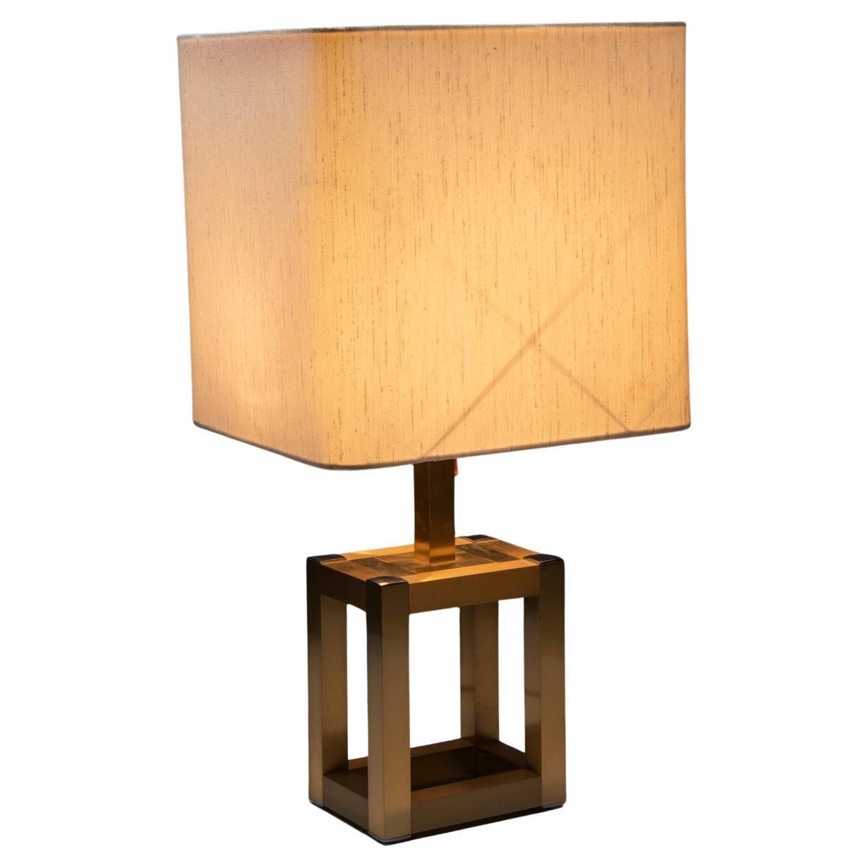 70s table lamp with Brass Base - Lumica