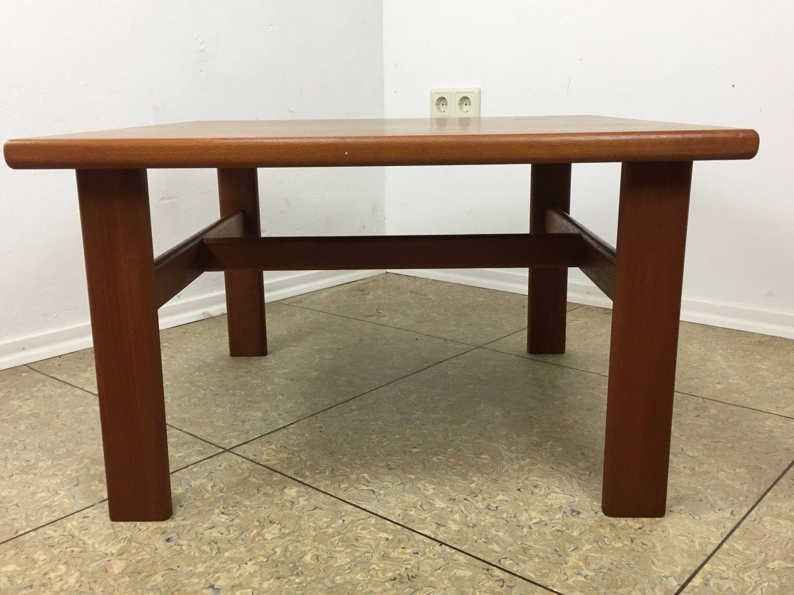 Late 20th Century 70s Teak Coffee Table Danish Design Denmark Mid Century For Sale