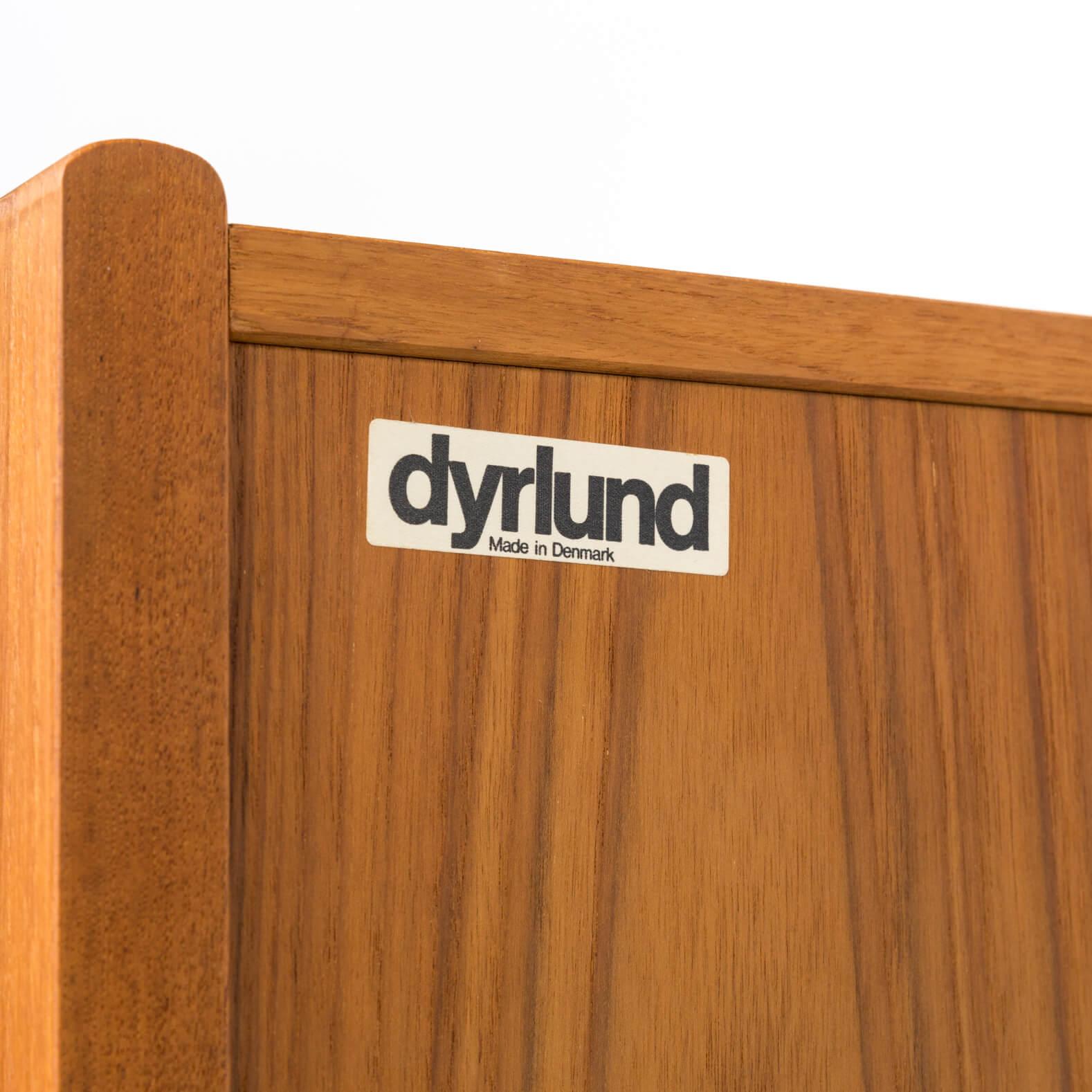 1970s Teak Secretaire with Desk for Dyrlund For Sale 9