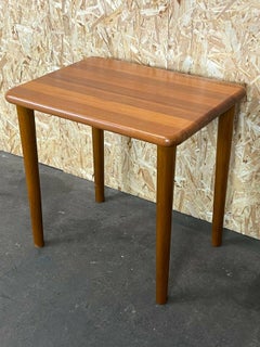 70s Teak Side Table Glostrup Danish Design Denmark Mid Century