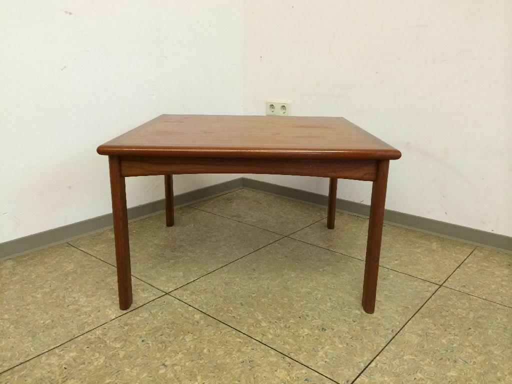70s Teak Side Table Glostrup Danish Design Denmark Mid Century In Good Condition For Sale In Neuenkirchen, NI