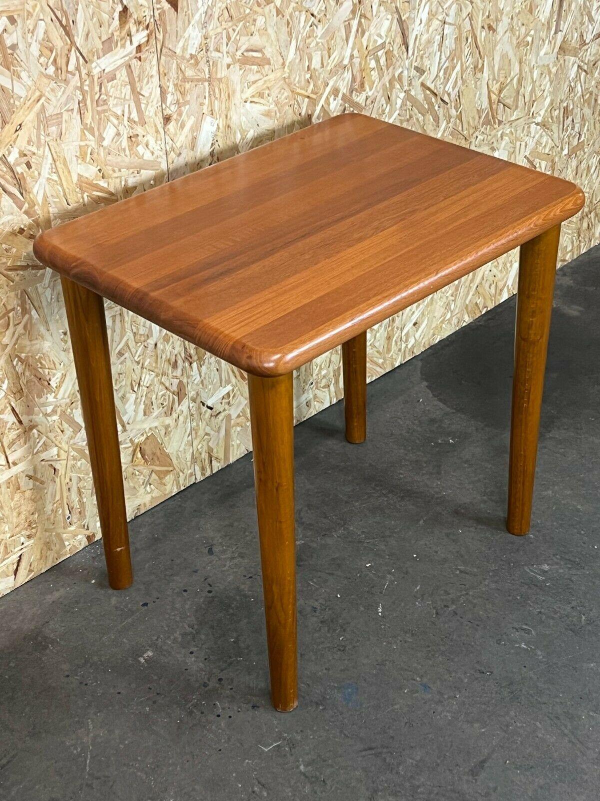 70s Teak Side Table Glostrup Danish Design Denmark Mid Century In Good Condition For Sale In Neuenkirchen, NI
