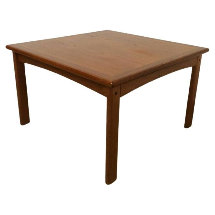 70s Teak Side Table Glostrup Danish Design Denmark Mid Century For Sale