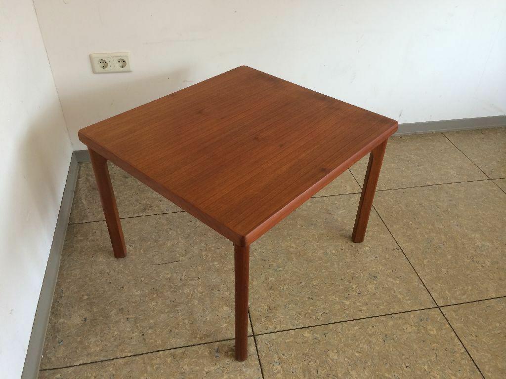 70s Teak Table Side Table Coffee Table Toften Denmark Design In Good Condition For Sale In Neuenkirchen, NI
