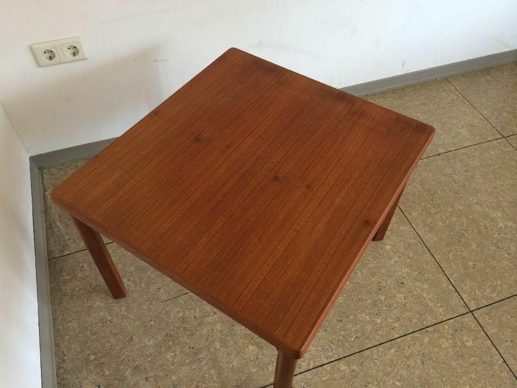 70s Teak Table Side Table Coffee Table Toften Denmark Design For Sale 1