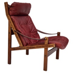 70s, Torbjørn Afdal Design, Scandinavian, Relax Armchair, Original Leather