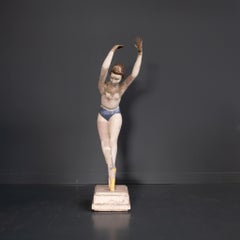 70s unique concrete sculpture Ballerina