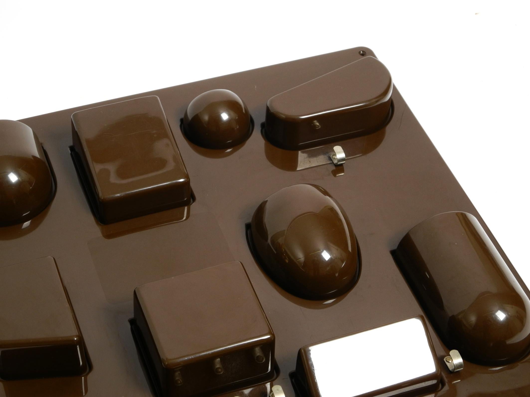 70s Uten.Silo by Dorothee Maurer-Becker  M-Design production in dark brown For Sale 4