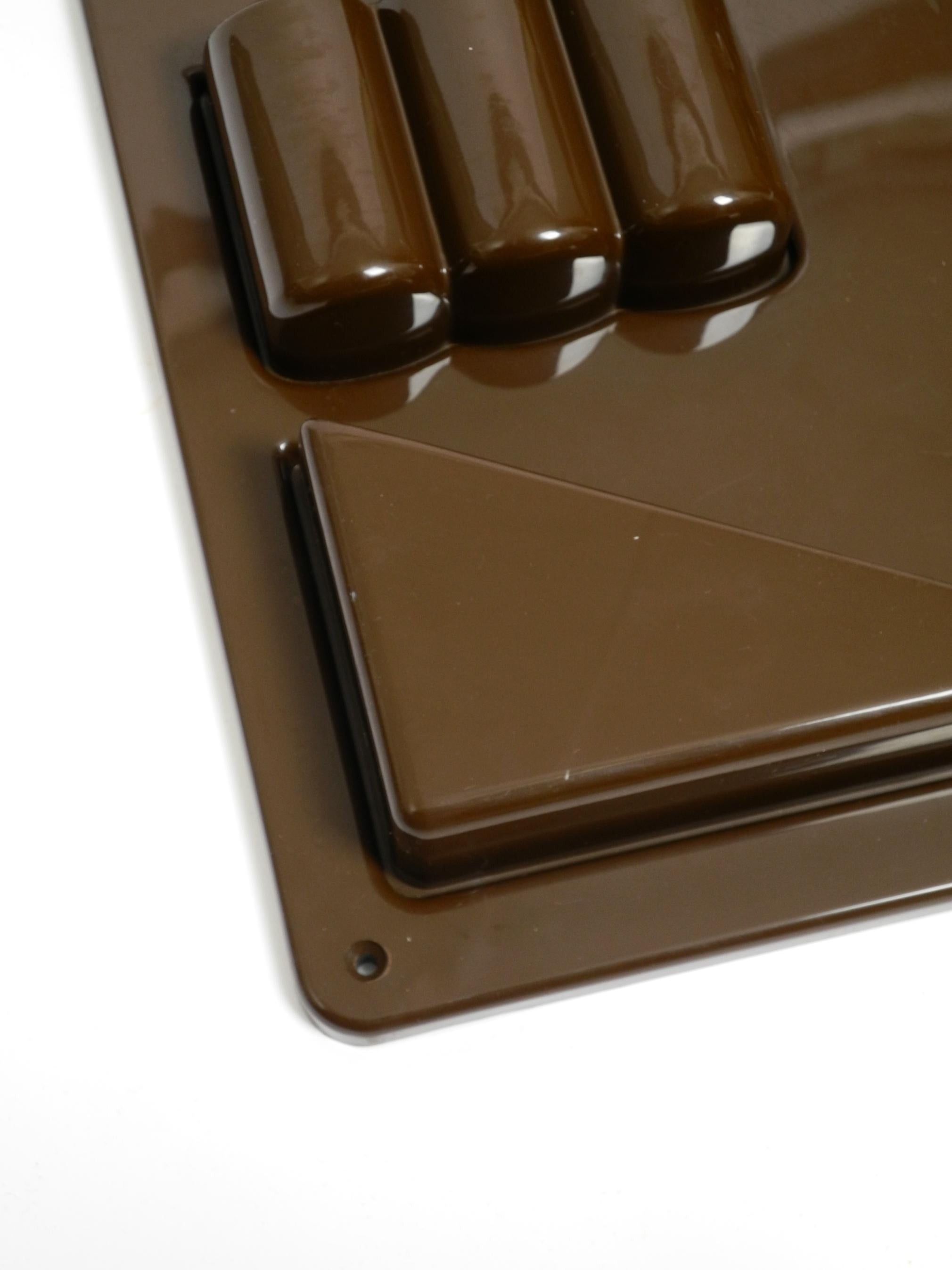 70s Uten.Silo by Dorothee Maurer-Becker  M-Design production in dark brown For Sale 6