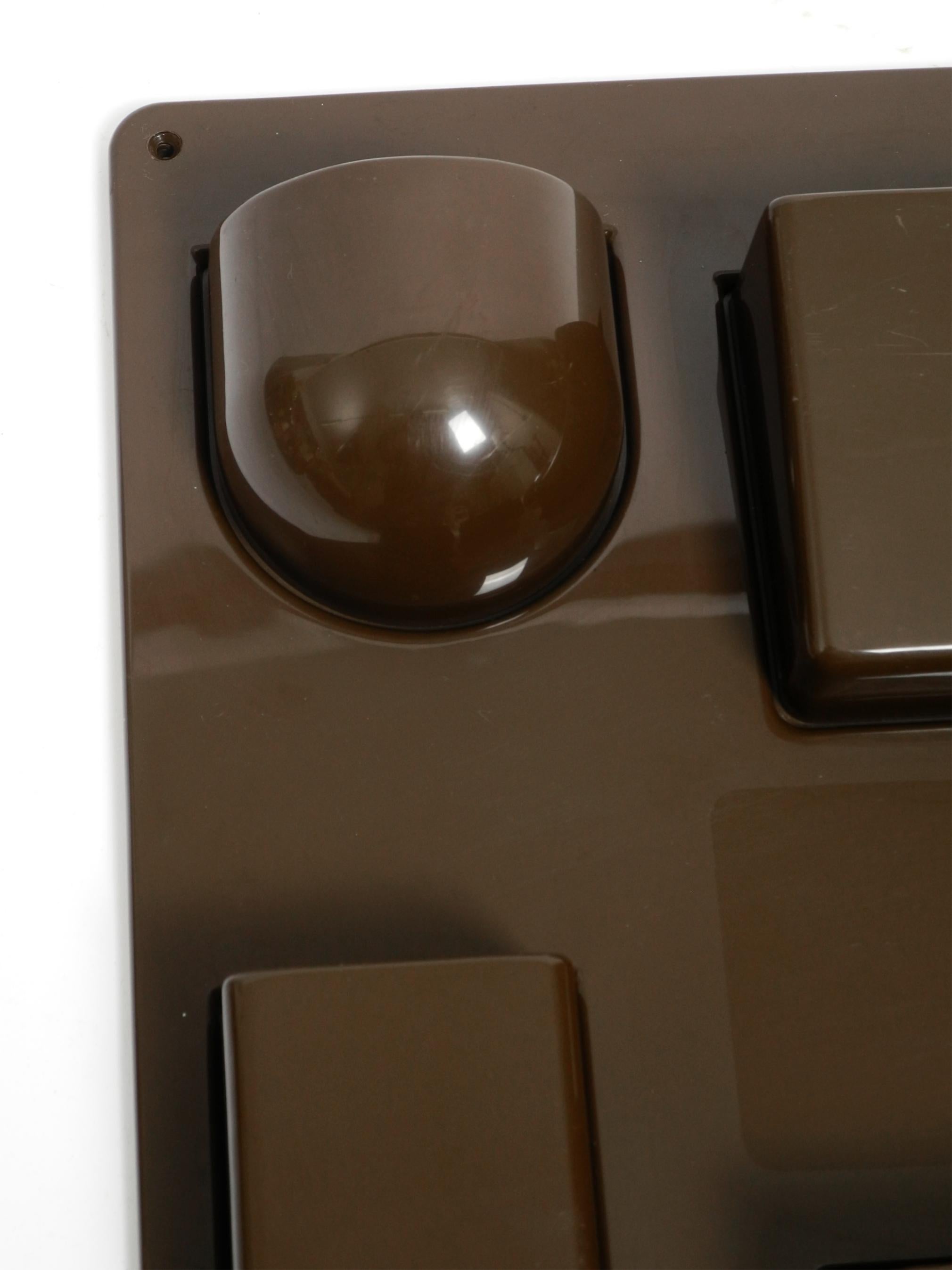 70s Uten.Silo by Dorothee Maurer-Becker  M-Design production in dark brown For Sale 7
