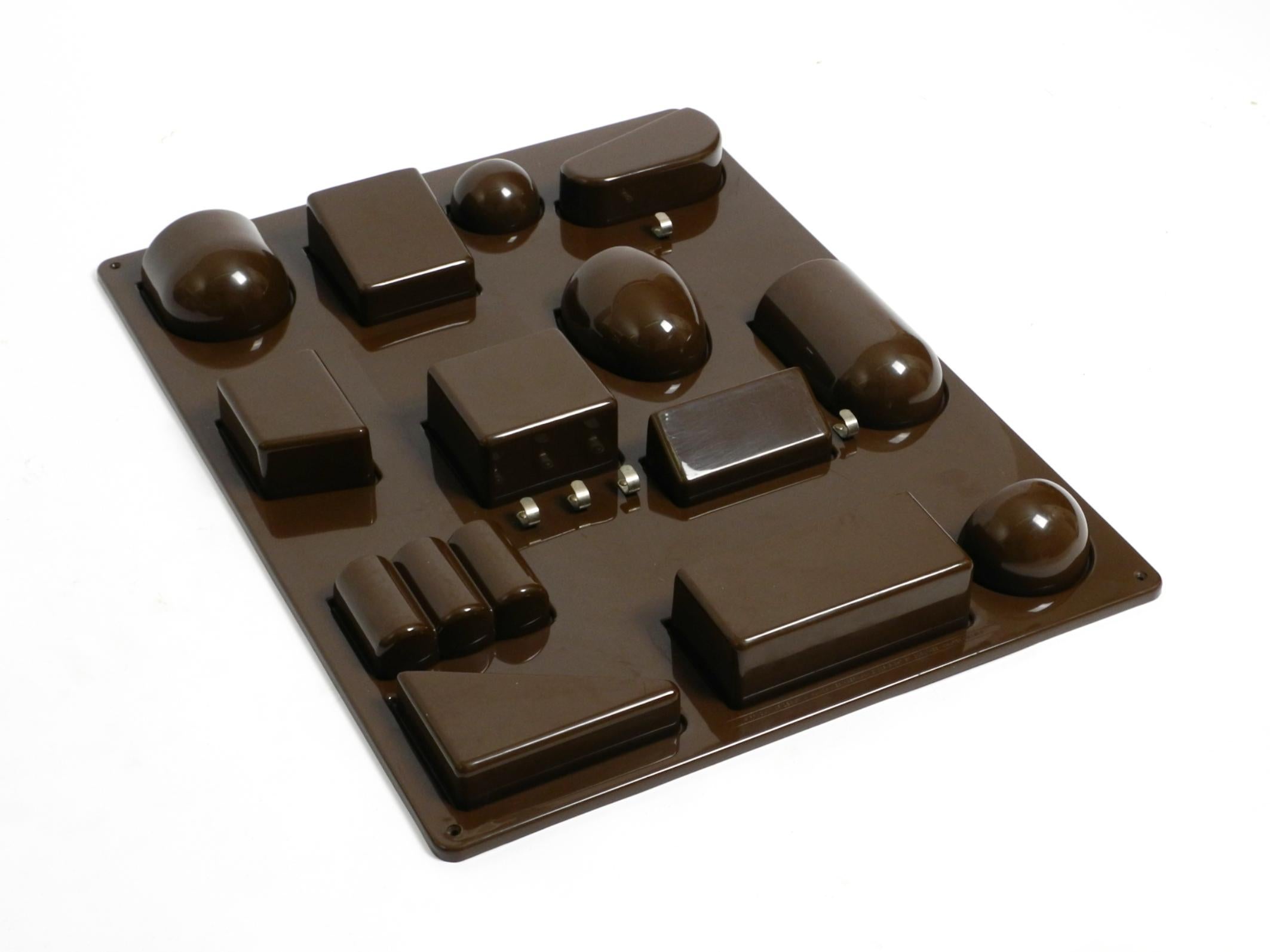 German 70s Uten.Silo by Dorothee Maurer-Becker  M-Design production in dark brown For Sale