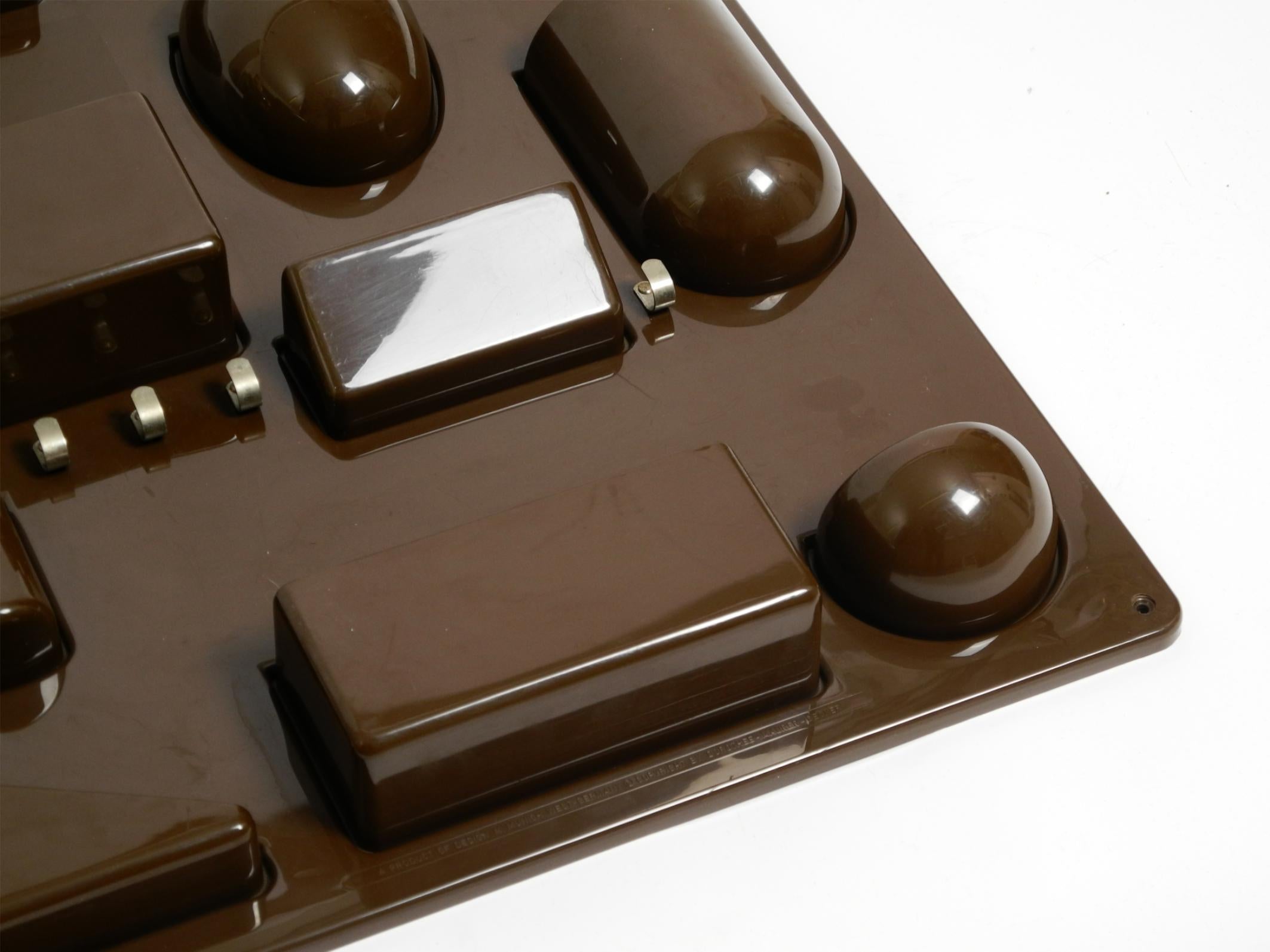 70s Uten.Silo by Dorothee Maurer-Becker  M-Design production in dark brown For Sale 1