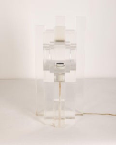 70s Vintage Table Lamp Design Sandro Petti for Maison Jansen