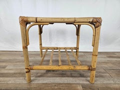 70s Wicker Coffee Table for Outdoor or Indoor Use