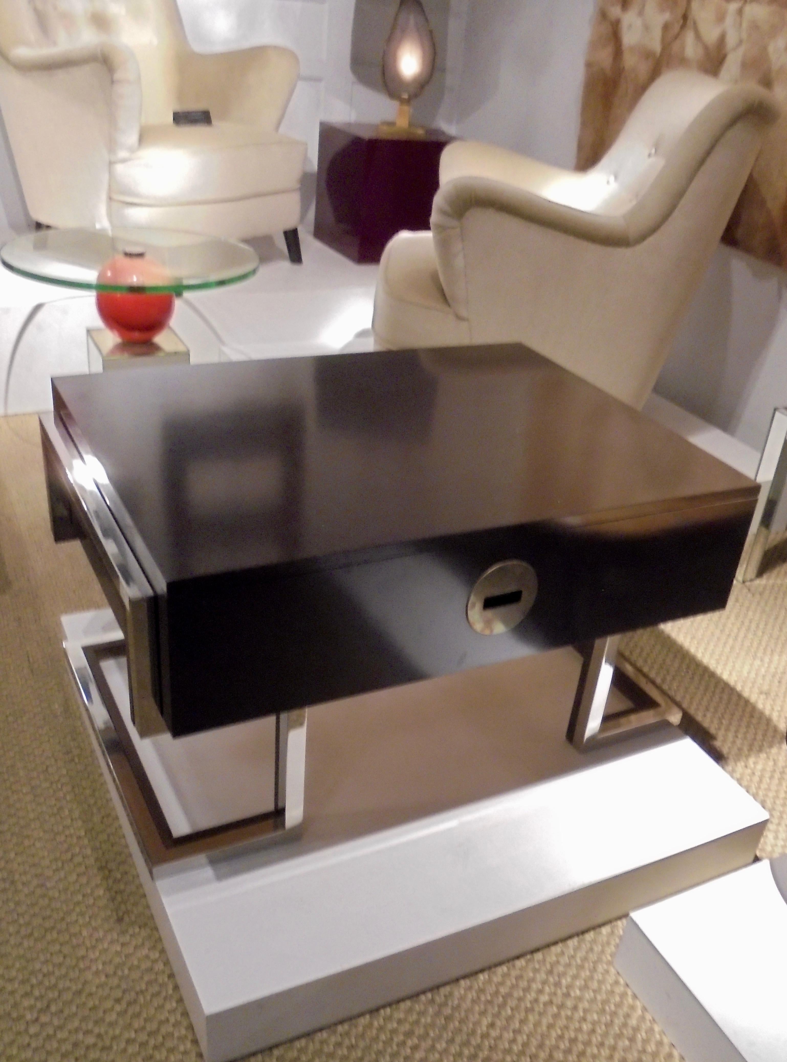 70's Willy Rizzo Low Table In Excellent Condition In Brussels, BE