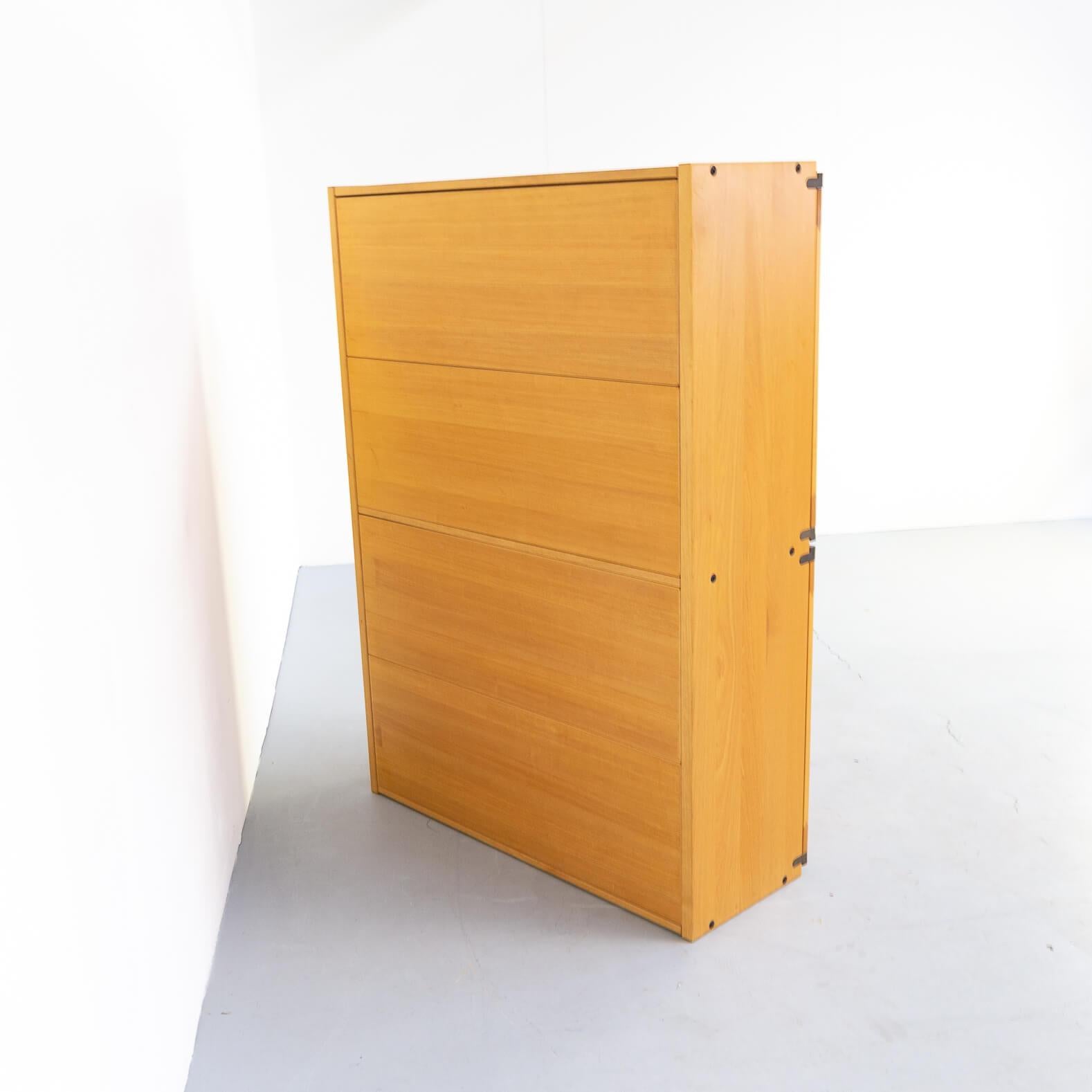 70s Wooden Four Door Cabinet for Ibisco For Sale 2