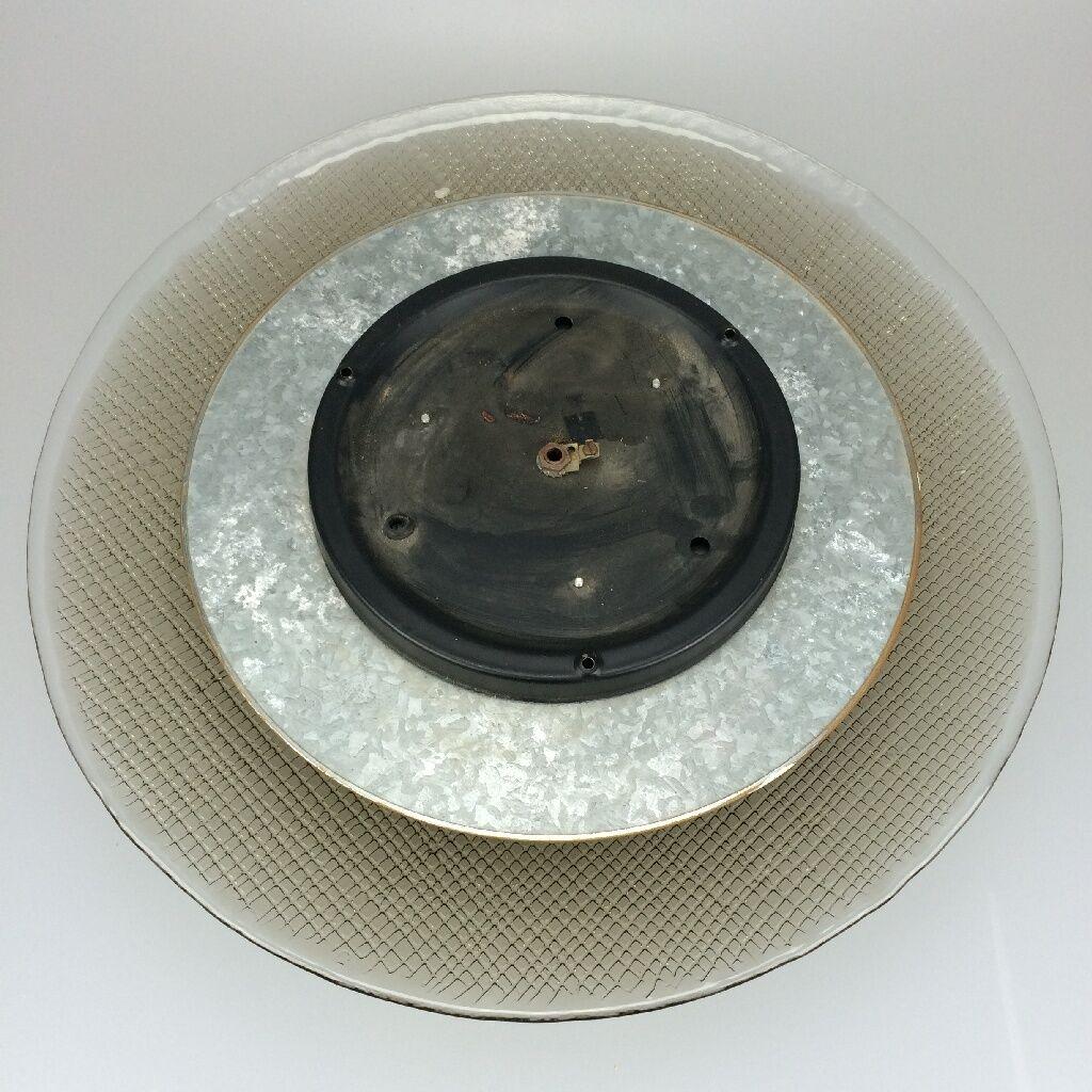 70s Xl Peill & Putzler Plafoniere Ceiling Lamp Glass Space Design Lamp In Good Condition For Sale In Neuenkirchen, NI