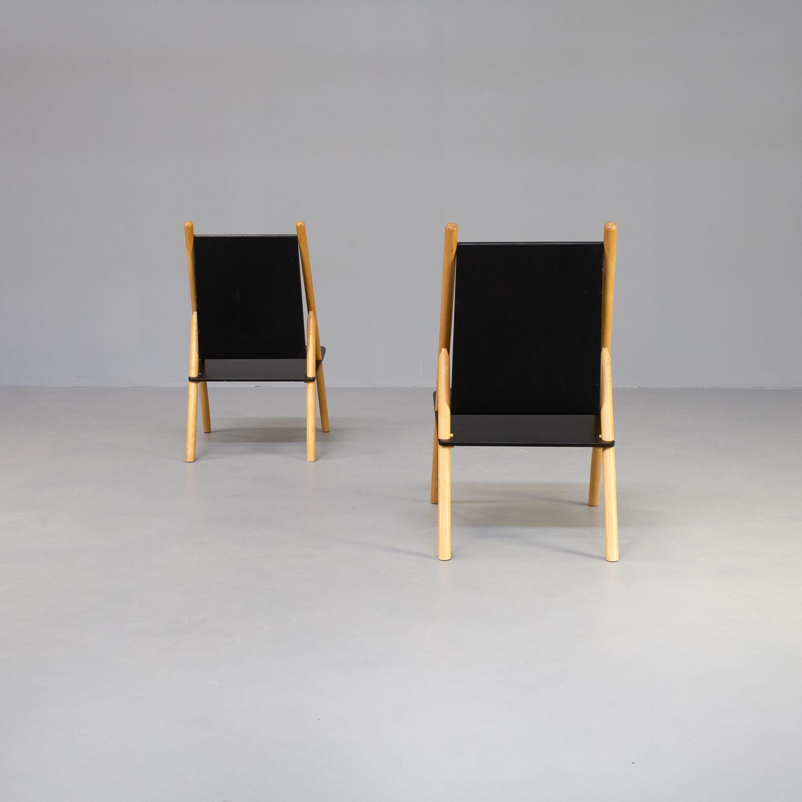 70s Yrjo Wihermheimo & Rudi Merz ‘Pinna’ Chair for Korkeakosko OY Set/2 For Sale 1