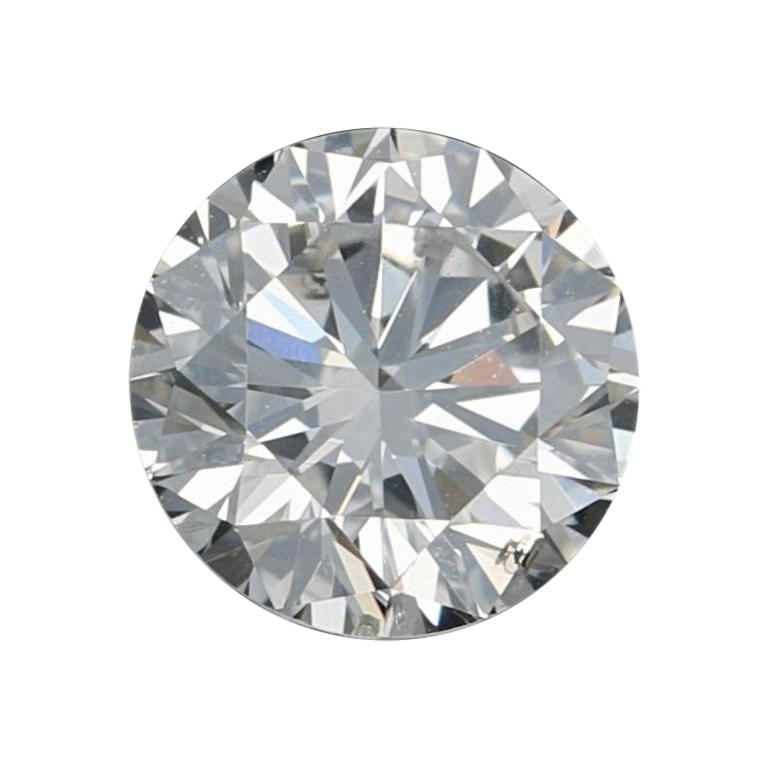 .71 Carat Loose Diamond, Round Brilliant Cut GIA Graded I1 H Solitaire