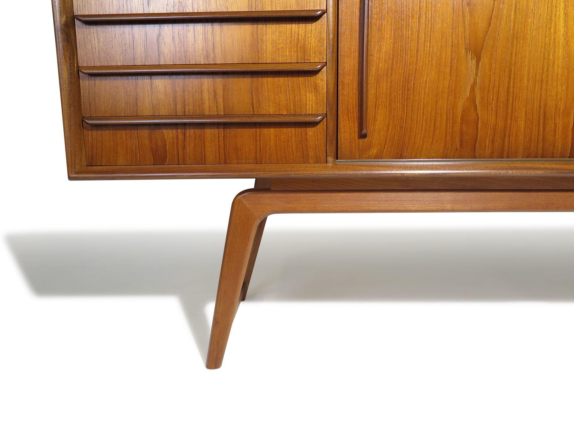 Teak Credenza danese in teak da 71
