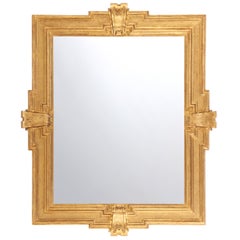 71" Italian Gilt Wood Mirror, C. 1890