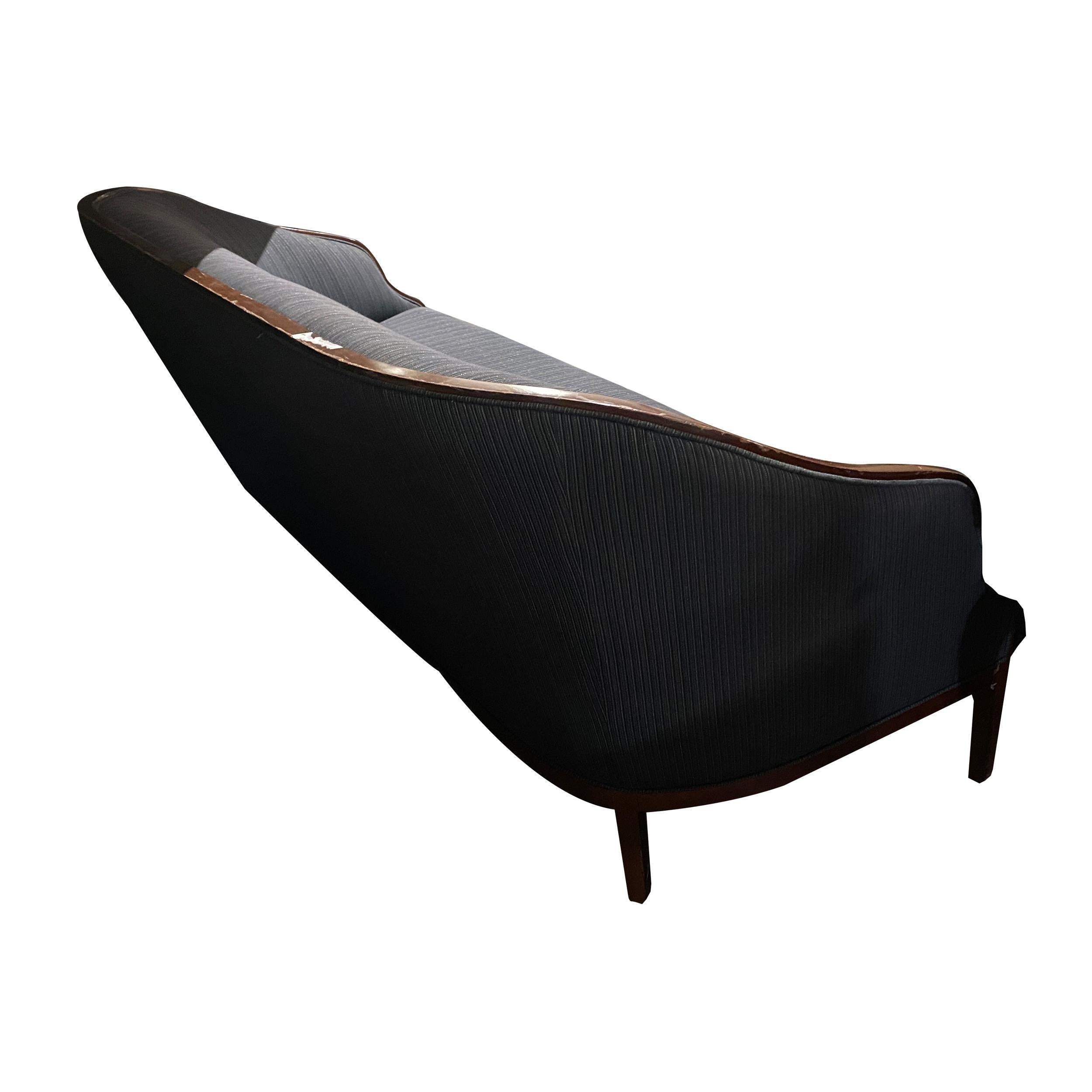 North American 71″ Ward Bennett Regency Style Sofa for Geiger For Sale