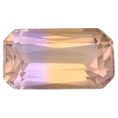 7.10 quilates de ametrina natural suelta en forma de esmeralda para joyería